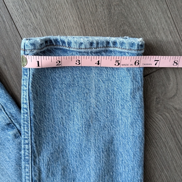 Reformation Liza Ultra High Rise Straight Jeans in Malta Size 27 - Picture 12 of 13